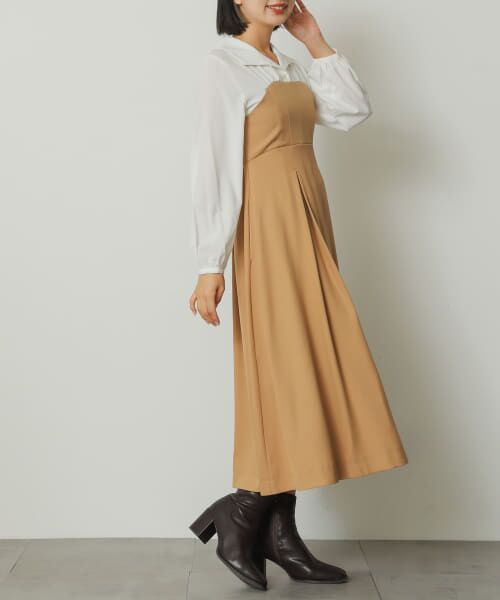 ❤️シップス❤️サイドプリーツワンピース❣️アーバンリサーチ　イエナ　トゥモローランド SLY | FRONT ZIP BACK OPEN ショートワンピース (ワンピース