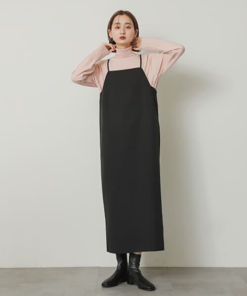 値下げ【新品タグ付き】attisession／シアーキャミワンピース セール】シーサイドダンサープリント2WAYキャミワンピース