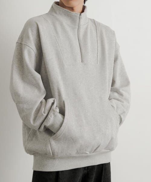 URBAN SOPHISTICATION フード付きスウェットシャツ ネオプレンエフェクト フード付きスウェットシャツ - ブラック