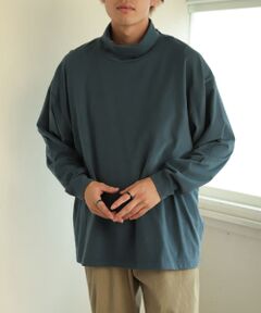 スフレハイネックロングTシャツ