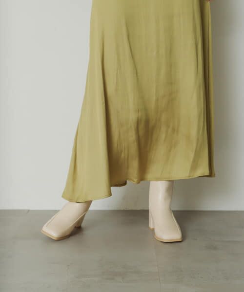 セール】 ワイドスクエアショートブーツ （ブーツ（ショート丈