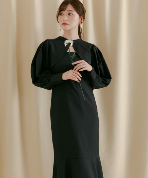 ＊＊SENSE OF PLACE by URBAN RESEARCH / センスオブプレイス バイ アーバンリサーチ ワンピース | アンサンブルワンピース（BLACK）