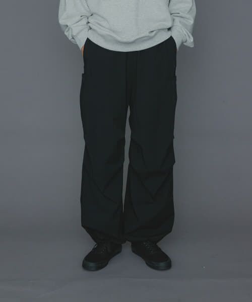 ＊＊SENSE OF PLACE by URBAN RESEARCH / センスオブプレイス バイ アーバンリサーチ その他パンツ | 『ユニセックス』Uiscel　4WAYストレッチカーゴパンツ B（BLACK）