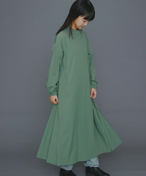 ＊＊SENSE OF PLACE by URBAN RESEARCH / センスオブプレイス バイ アーバンリサーチ ワンピース | Uiscel　4WAYストレッチテントラインワンピース（OLIVE）