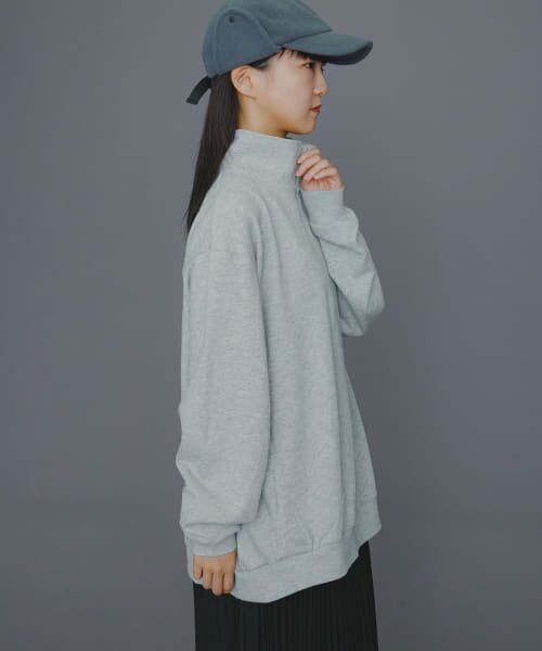 新品未使用リベーレのユニセックスデザインスウェットシャツ セール】 『ユニセックス』Uiscel ヘビーウエイトハーフZIP
