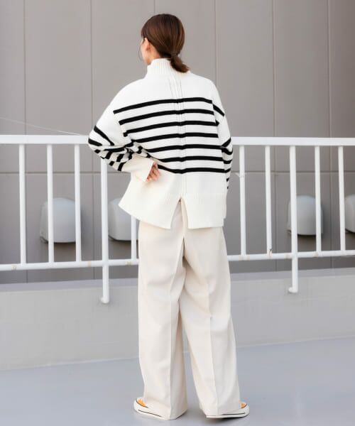 セール】 『TALLサイズ/WEB限定』ウールライクダブルタック