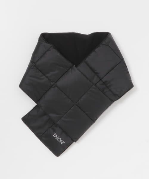 ＊＊SENSE OF PLACE by URBAN RESEARCH / センスオブプレイス バイ アーバンリサーチ マフラー・ショール・スヌード・ストール | TAION　BASIC DOWN SCARF（BLACK）