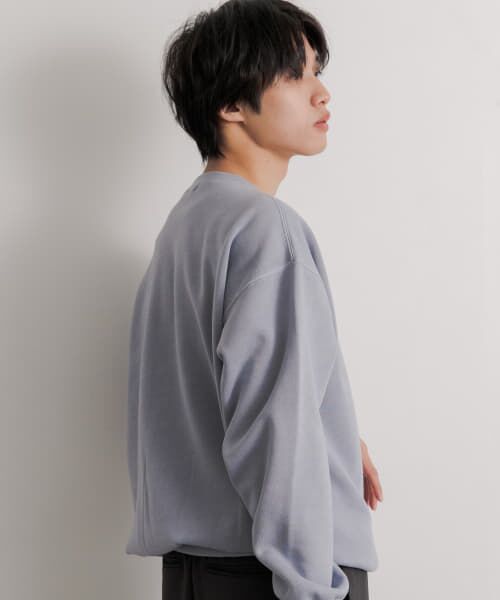 URBAN SOPHISTICATION フード付きスウェットシャツ テキストプリント柄フード付きスウェットシャツ - ブルー | ZARA