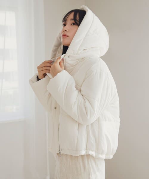 アルチビオ archeno フード付きダウンベスト ホワイト アルチビオ レディース ベスト - ゴルフウェア通販 ビキジャパン公式