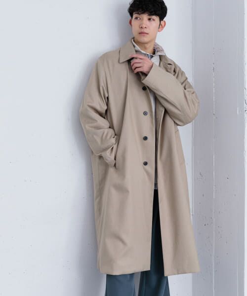 tomoURBAN RESEARCH ステンカラーコート サイズ40 URBAN RESEARCH DOORS ステンカラーコート コート ウール