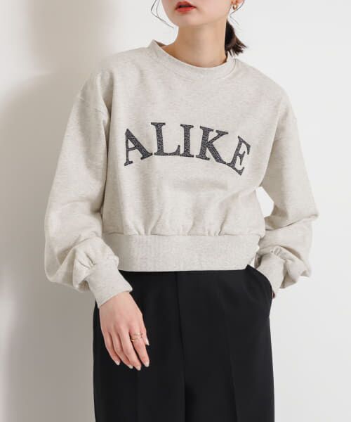 ＊＊SENSE OF PLACE by URBAN RESEARCH / センスオブプレイス バイ アーバンリサーチ スウェット | ラメシシュウグラフィックスウェット（GRAPHIC-A）