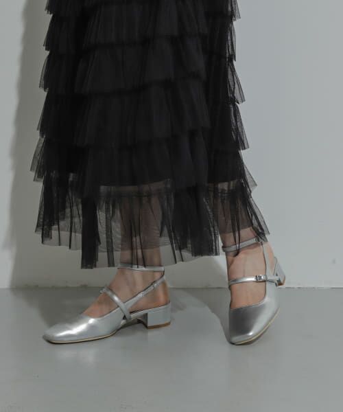 ＊＊SENSE OF PLACE by URBAN RESEARCH / センスオブプレイス バイ アーバンリサーチ シューズ | メリージェーンシューズ（SILVER）