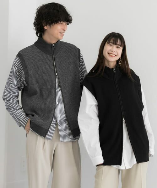 セール】 『ユニセックス』ドライバーズニットベスト （ベスト