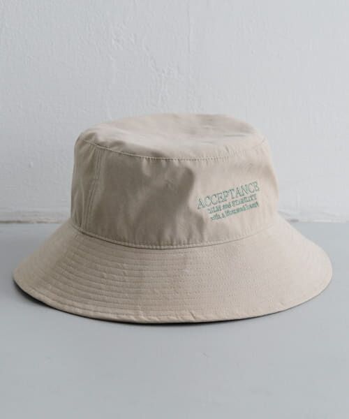 ＊＊SENSE OF PLACE by URBAN RESEARCH / センスオブプレイス バイ アーバンリサーチ ハット | ピーチキモウロゴシシュウバケットハット（L.BROWN）