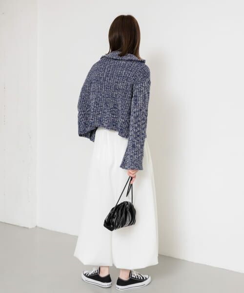 新品❤️アルチビオ❤️ホワイトメッシュジップアップセーター 新品❤️アルチビオ❤️ホワイトメッシュジップアップセーター