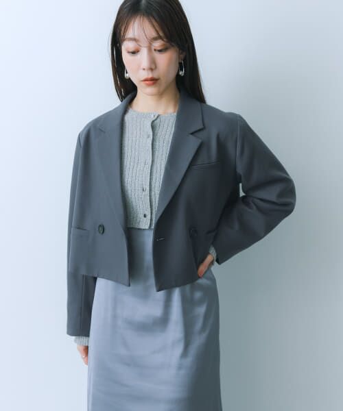 セール】 ショートテーラードジャケット （その他アウター