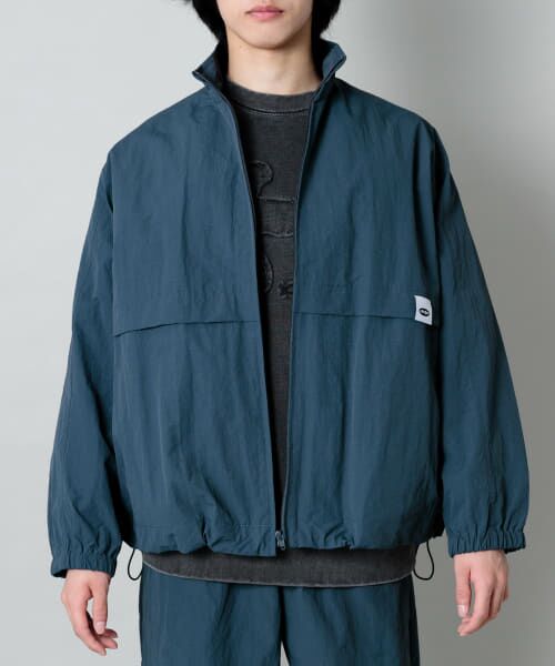 ＊＊SENSE OF PLACE by URBAN RESEARCH / センスオブプレイス バイ アーバンリサーチ ナイロンジャケット | ddp　NYLON TRACK JACKET Briac2（BLUE）