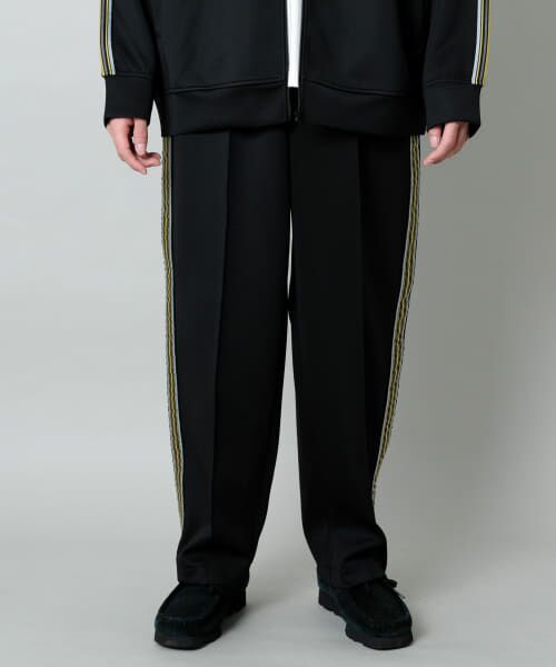 ＊＊SENSE OF PLACE by URBAN RESEARCH / センスオブプレイス バイ アーバンリサーチ その他パンツ | ddp　LINE TRACK PANTS Arthur（BLACK）