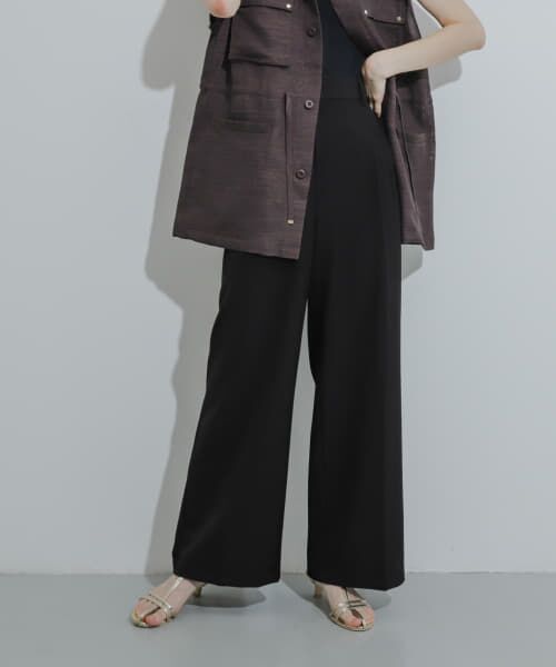 ＊＊SENSE OF PLACE by URBAN RESEARCH / センスオブプレイス バイ アーバンリサーチ その他パンツ | ワイドイージーパンツ（BLACK）