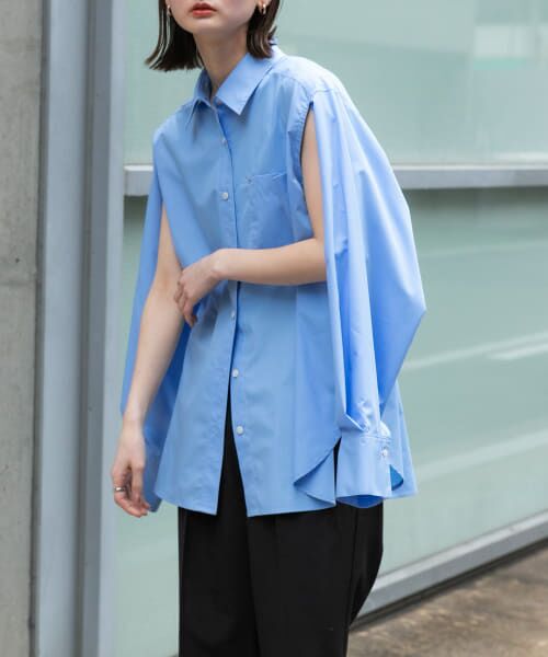 【AUBREY】アシメデザインカラーフラワーシャツ AUBREY】アシメデザインカラーフラワーシャツ – ANDREA&Co.