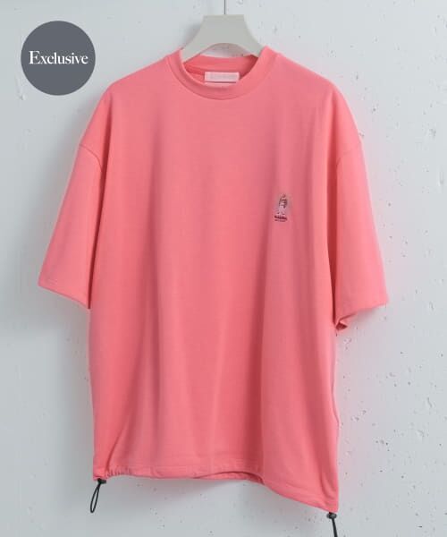 ＊＊SENSE OF PLACE by URBAN RESEARCH / センスオブプレイス バイ アーバンリサーチ スウェット | 『ユニセックス』『別注』TeddyBear×SENSE OF PLACE　テディベアC/Nスウェット（PINK）