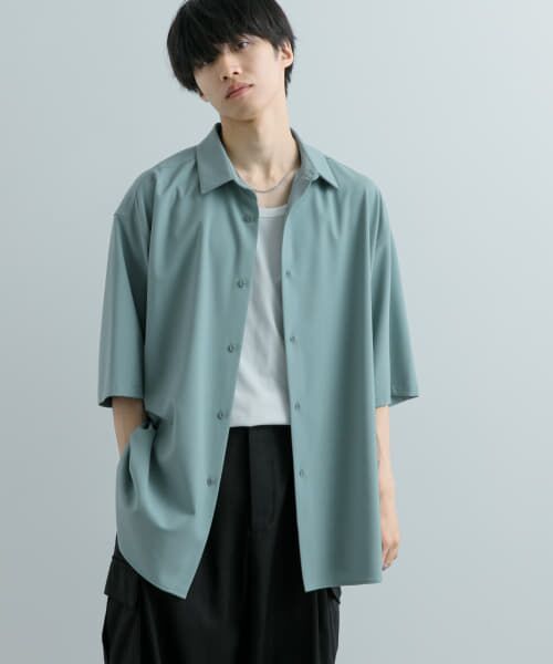セール】 『ユニセックス』エクストラルーズシャツ(5分袖) （シャツ