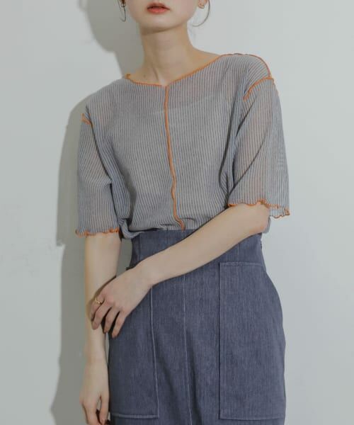 セール】 2WAYシアーメロートップ （Tシャツ）｜＊＊SENSE OF