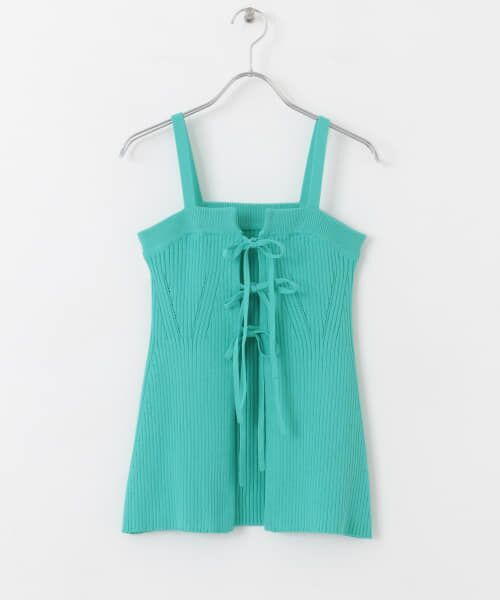 セール】 フロントリボンニットキャミソール （キャミソール