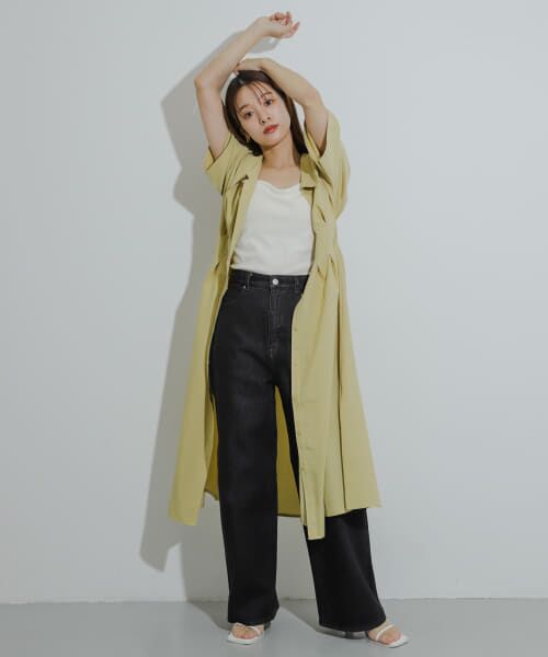 セール】 ウエストタックシャツワンピース （ワンピース