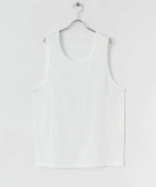 ＊＊SENSE OF PLACE by URBAN RESEARCH / センスオブプレイス バイ アーバンリサーチ タンクトップ | レイヤードタンクトップ（WHITE）