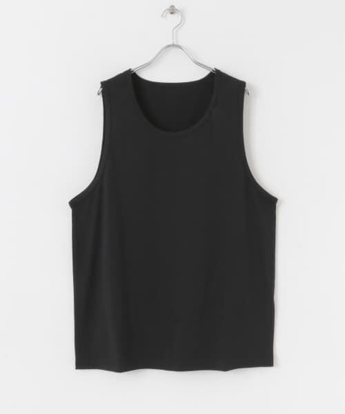 ＊＊SENSE OF PLACE by URBAN RESEARCH / センスオブプレイス バイ アーバンリサーチ タンクトップ | レイヤードタンクトップ（BLACK）