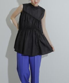 2WAYランダムシャーリングブラウス