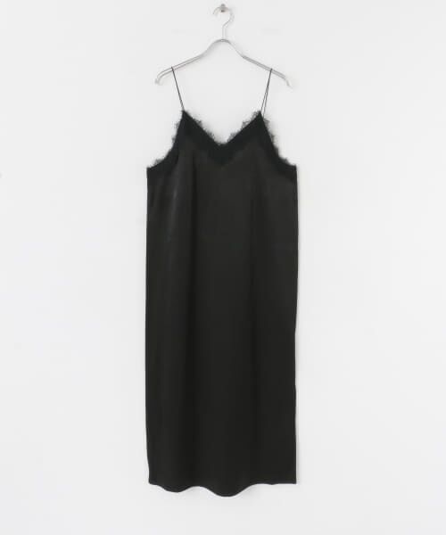 セール】 レースサテンキャミワンピース （ワンピース
