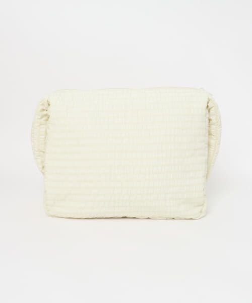 ＊＊SENSE OF PLACE by URBAN RESEARCH / センスオブプレイス バイ アーバンリサーチ ショルダーバッグ | パデッドビッグショルダーA（IVORY）