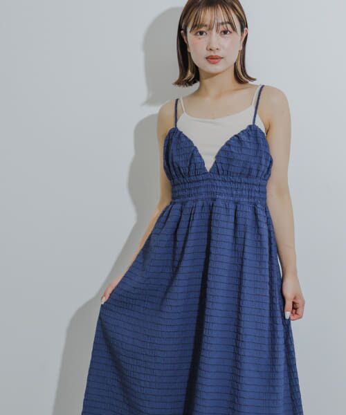 【即購入○】エムミーエメ　アーバンチェックキャミワンピース ワンピース キャミワンピ チェック[品番：AMLW0003253]｜AMELY