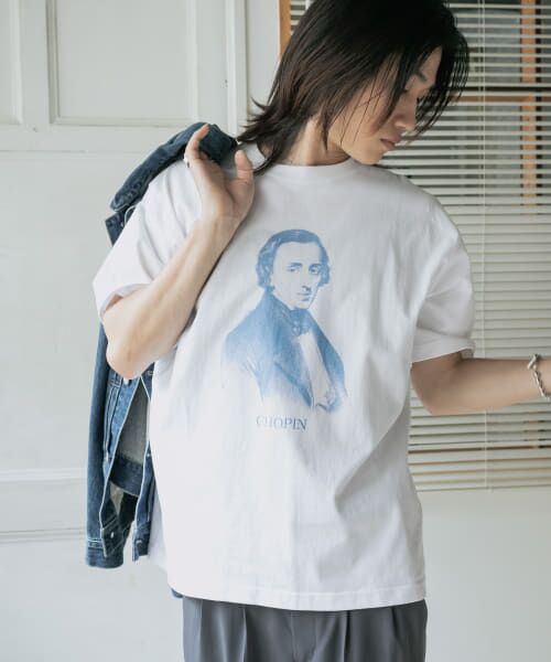 セール】 ヴィンテージライクTシャツ(ショパン) （Tシャツ