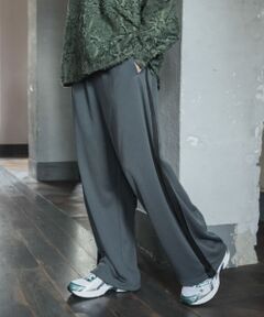 ジャージラインワイドパンツ