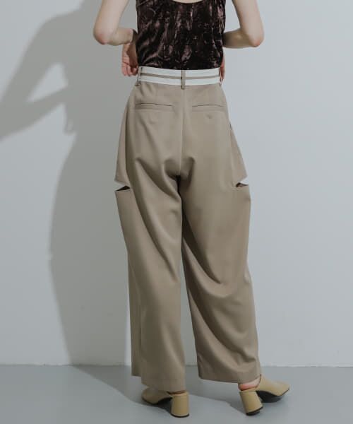 SNIDEL♡マーベルトスリットパンツ♡ SNIDEL（スナイデル）の「マーベルトスリットパンツ（その他