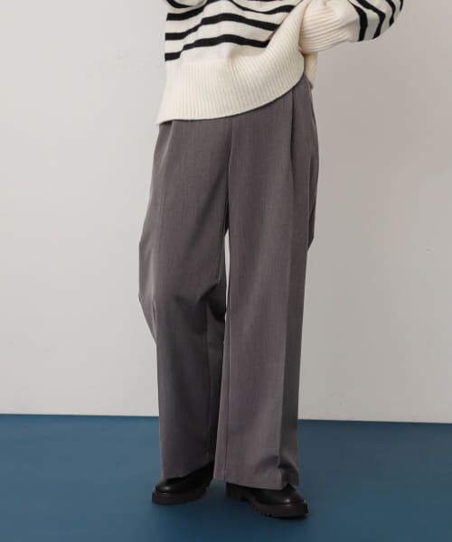 **SENSE OF PLACE by URBAN RESEARCH / センスオブプレイス バイ アーバンリサーチ その他パンツ | 『一部WEB限定カラー』『TALLサイズ/WEB限定』ワイドイージーパンツ(GRAY)