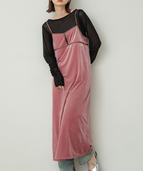 SANSeLF サンセルフ　ベロアワンピース SANSeLF サンセルフ ベロアワンピース SANSeLF サンセルフ