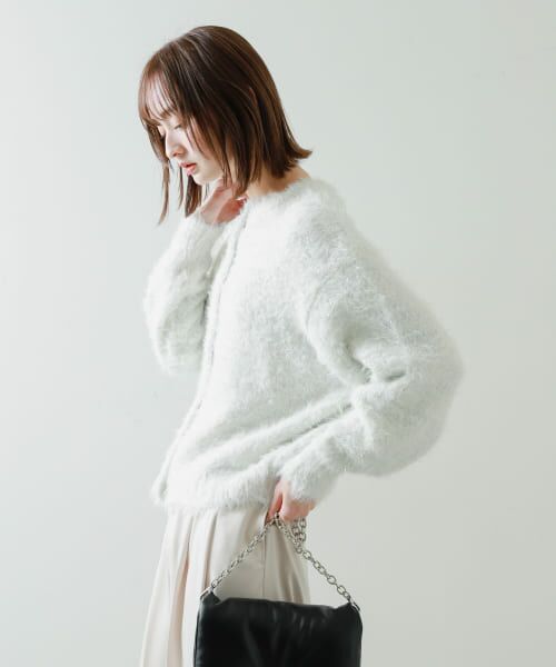 新品❤️アルチビオ❤️ホワイトメッシュジップアップセーター 新品❤️アルチビオ❤️ホワイトメッシュジップアップセーター