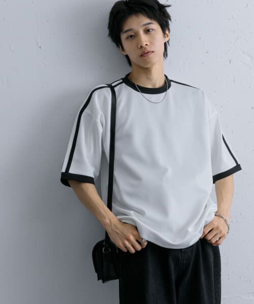 セール】 ポンチリンガーショートスリーブTシャツ （Tシャツ