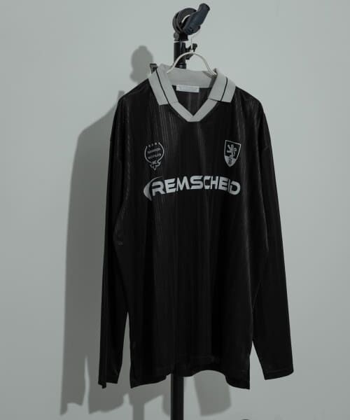 ＊＊SENSE OF PLACE by URBAN RESEARCH / センスオブプレイス バイ アーバンリサーチ Tシャツ | Football Game Long-Sleeve T-shirts（BLACK）