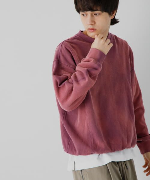 ＊＊SENSE OF PLACE by URBAN RESEARCH / センスオブプレイス バイ アーバンリサーチ スウェット | 『ユニセックス』ヴィンテージライクスウェット（PINK）