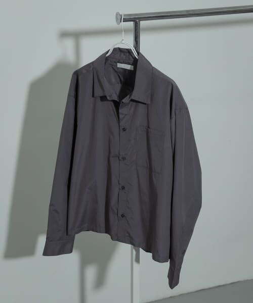 ＊＊SENSE OF PLACE by URBAN RESEARCH / センスオブプレイス バイ アーバンリサーチ シャツ・ブラウス | 『ユニセックス』アソートボクシーシャツ（CHARCOAL）