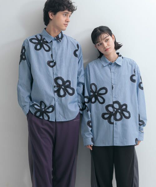 アーツ＆サイエンス 17SS ストライプスリップオンブラウス アーツ＆サイエンス 17SS ストライプスリップオンブラウス