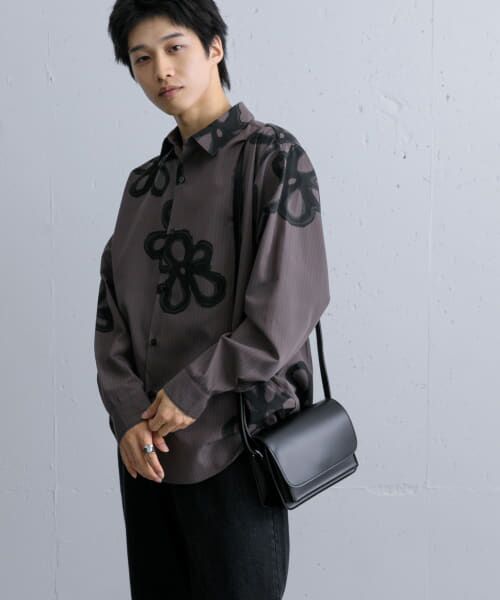 ぽんたストライプシャツ stanley blacker】【長袖】オックスストライプボタンダウン