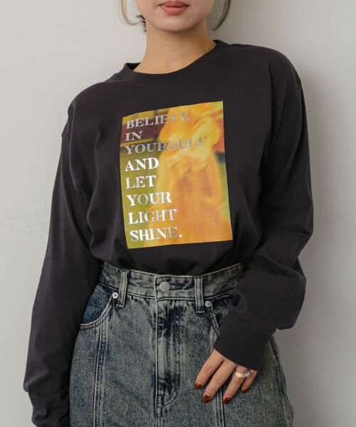 アプレッセ ロングTシャツ A.PRESSE - アプレッセ22FW L/S Knit T-Shirt (22AAP-03-02H