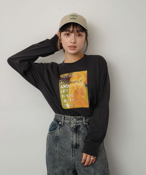 【新品】SENSE OF PLACE by URBAN RESEARCH ロンT SENSE OF PLACE by URBAN RESEARCH tシャツ グラフィックロングT