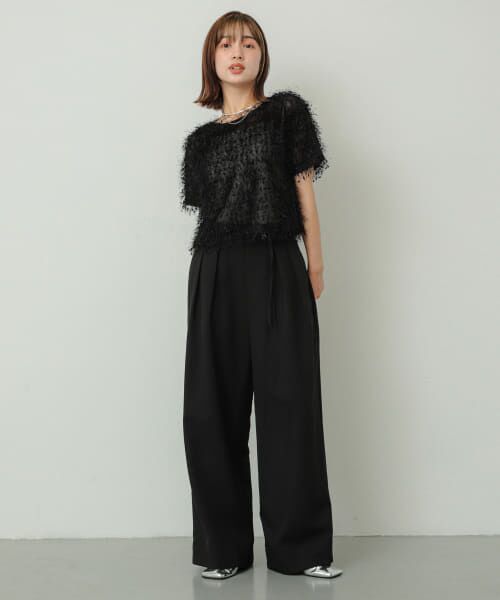 パンツ URBAN RESEARCH functional wide pants URBAN RESEARCH（アーバンリサーチ）の「FUNCTIONAL WIDE PANTS